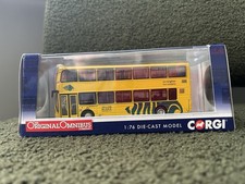 Original Omnibus OM1229B Wright Gemini Yellow Buses 1c Bournemouth Parkstone Ple