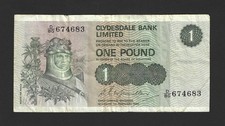 Clydesdale pound banknote - £1,