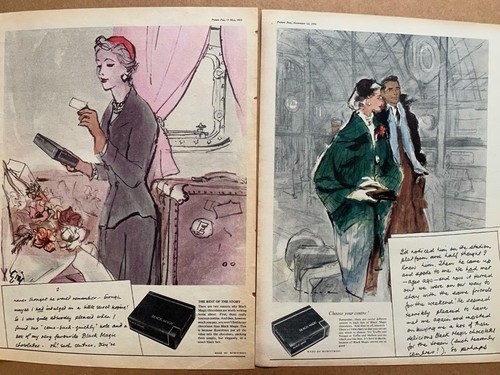 1950s adverts rowntrees - 1950s, black