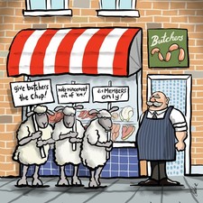 Flockers Fridge Magnet |