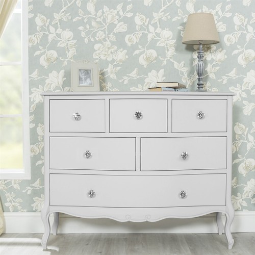 Juliette white large chest - large,