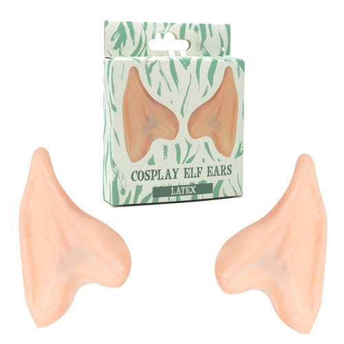 Latex prosthetic elf ears - prosthetic,