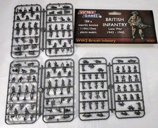 Victrix 12mm WWII Late War British Infantry 3 x 46 figure sprues See Description