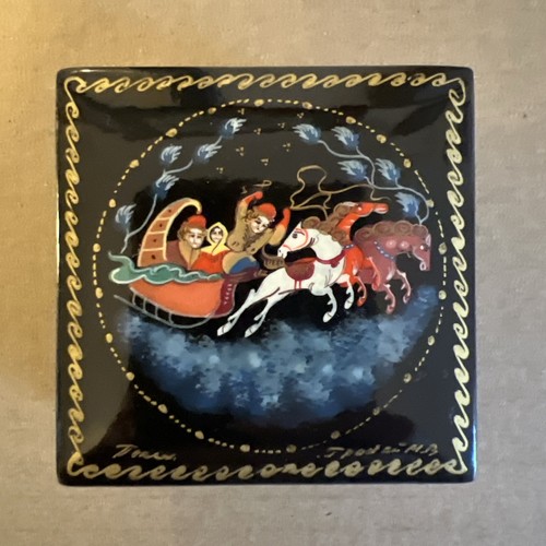 Vintage palekh russian - palekh,
