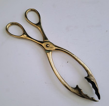 Vintage Solid Brass Coal Log