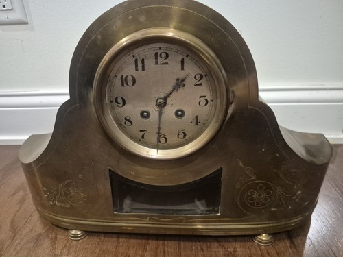 Antique brass mantle - antique,