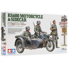 Tamiya 1/35 Military KS600 Motorcycle Sidecar Model Kit