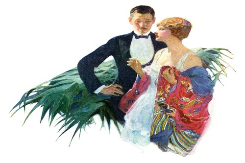1920s elegant couple - 1920s,