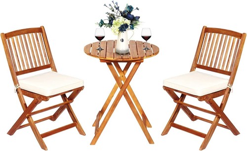 Piece acacia wood folding - 3-piece,