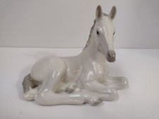Vintage USSR Lomonosov Factory Porcelain Foal, repaired right ear.