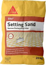 Sika Setting Sand & Narrow Paving Joint Filler, Buff, 20 kg Jointing Compound