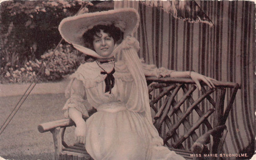 Postcard edwardian actress - postcard,