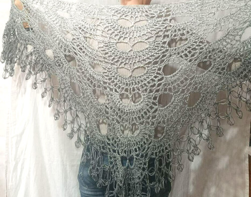 Handmade gray crochet virus - handmade,