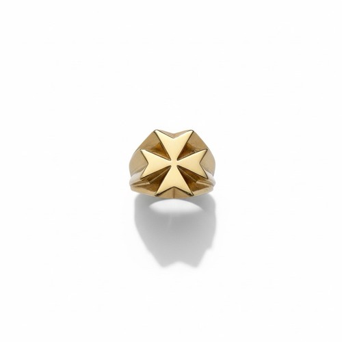 9ct yellow gold maltese - 9k,
