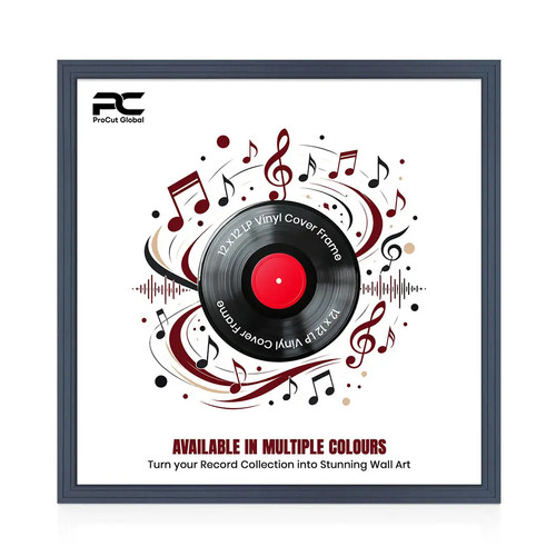 Vinyl record cover - 12", frame