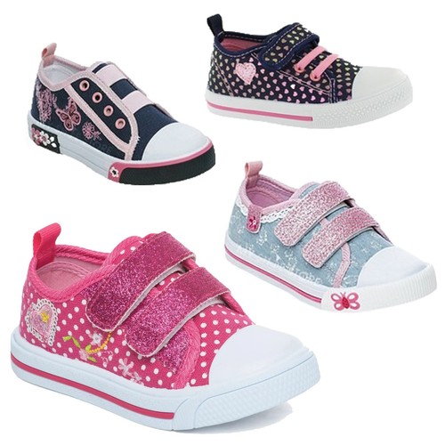 Girls trainers canvas shoes - girls,