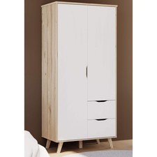 Oskar 2 Door 2 Drawer Wardrobe