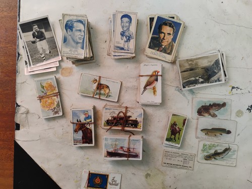 Vintage cigarette cards job - cigarette,