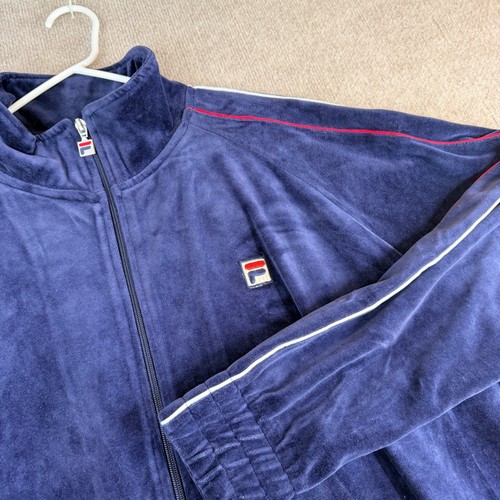 Vintage fila velour track - vintage,