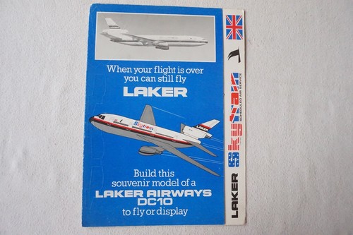 Laker airways dc10 cardboard - laker,