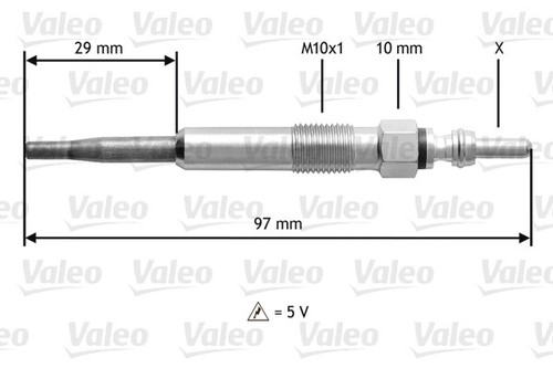 345125 valeo glow plug for - valeo,