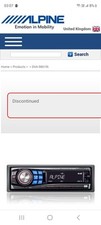 ALPINE 9861RI DVD CD TUNER Mint condition 