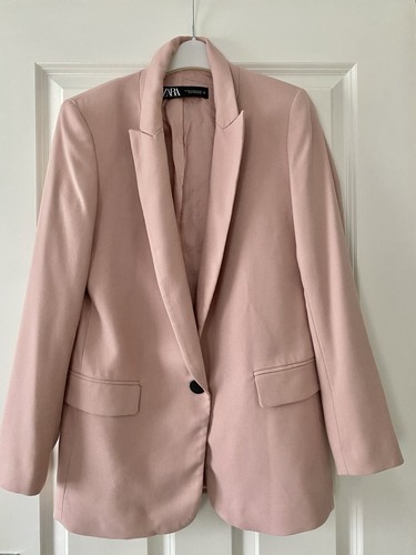 Zara pink blush blazer size - size, xs