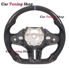 Real Carbon Fiber Steering Wheel Fit BMW M5 M8 G30 F90 X3M X5M G11 G15 G05 G07