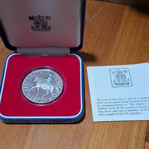 Royal mint 1977 silver - 1977, jubilee