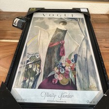 New Vintage Theme Vogue Magazine Covers Framed Artwork 15x24