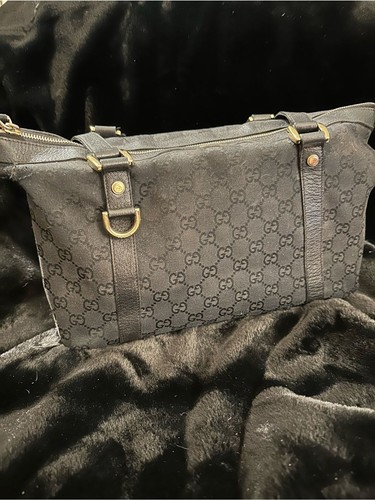 Vintage gucci abbey black - abbey, gg