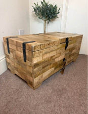 Rustic Coffee Table Solid Wood