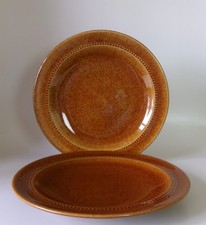 TWO Swedish Old Hoganas Plates
