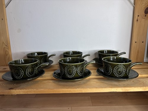 Dark green ceramic set - dark,