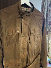 Belstaff Gold Label Brown Wax Jacket Made and Designed in UK Small