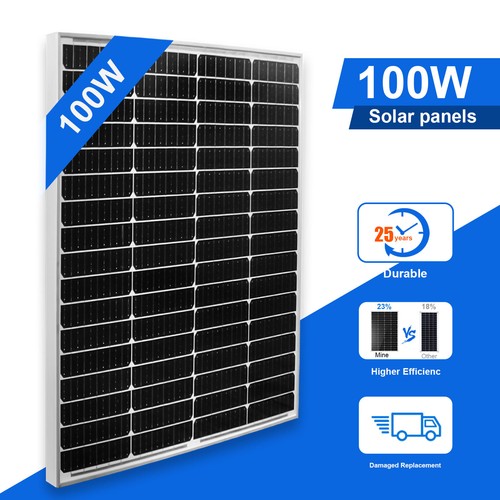 100w solar panel 12v - 100w,