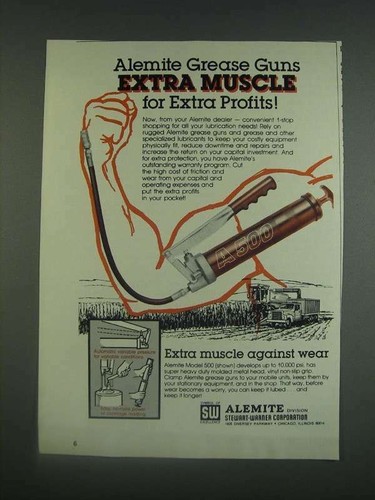 1985 alemite model 500 - alemite, grease