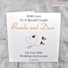 Personalised Golden 50th