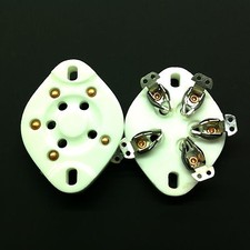 5 Pin UX5 Ceramic  Valve Tubes Socket For 807 etc.