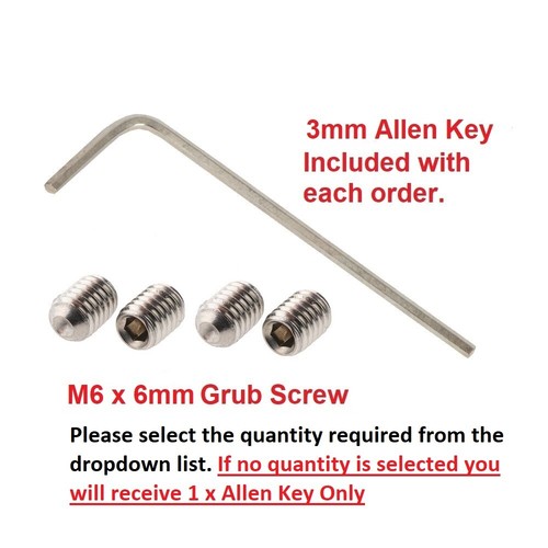 Grub screws 6mm - screws, for