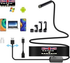 USB Endoscope Inspection Camera Borescope 1200P 3in1 Snake Camera (CB132-N927)