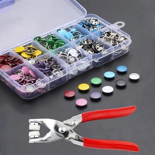 Metal snap fastener kit press - fastener,