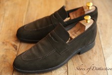 Barker brown suede penny - barker,