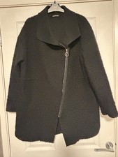Black Boucle Coat, new without tags