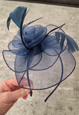 Ladies Navy Blue Mesh &