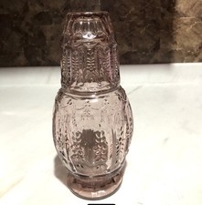 Blush Pink Water Carafe Decanter And Glass Brand New 
