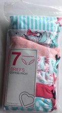 Girl 7 Pk Briefs in Multi