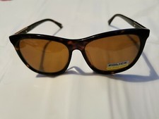 POLICE unisex SUNGLASSES SPL 742G col722p 145 POLARISED LENSES