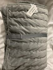 M&S Grey Velvet Quilted