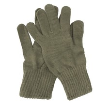 German Army NVA Olive Wool Gloves Knitted Winter Inner Glove